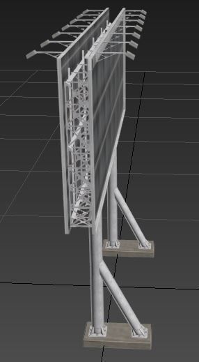 Sign Bundle - 25 Models Low-poly 3D model_14