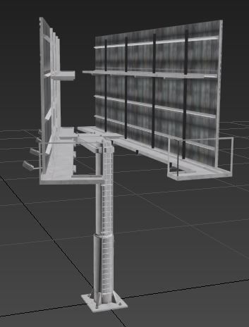 Sign Bundle - 25 Models Low-poly 3D model_19