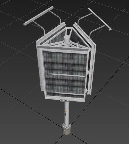 Sign Bundle - 25 Models Low-poly 3D model_24