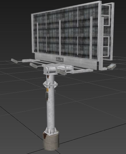 Sign Bundle - 25 Models Low-poly 3D model_27