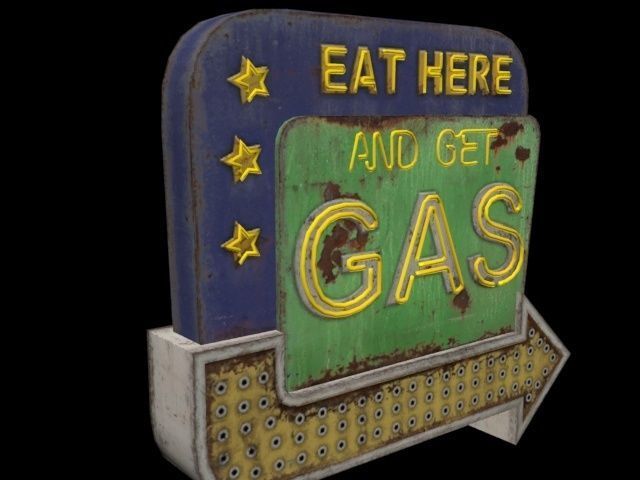 Sign Bundle - 25 Models Low-poly 3D model_1