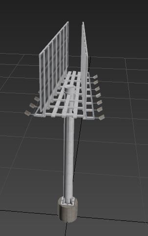 Sign Bundle - 25 Models Low-poly 3D model_33