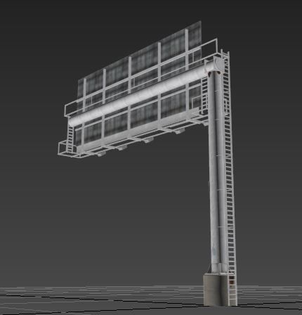 Sign Bundle - 25 Models Low-poly 3D model_32