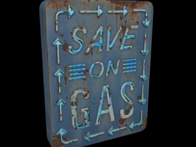 Sign Bundle - 25 Models Low-poly 3D model_39