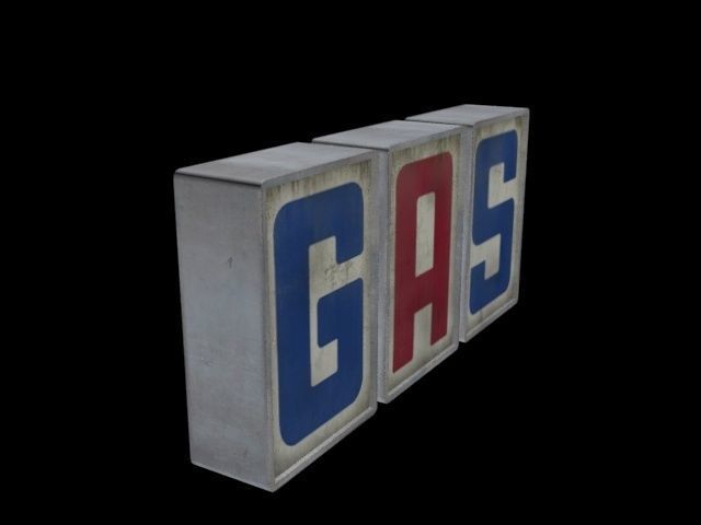 Sign Bundle - 25 Models Low-poly 3D model_42