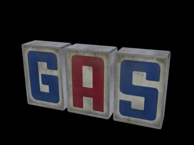 Sign Bundle - 25 Models Low-poly 3D model_43