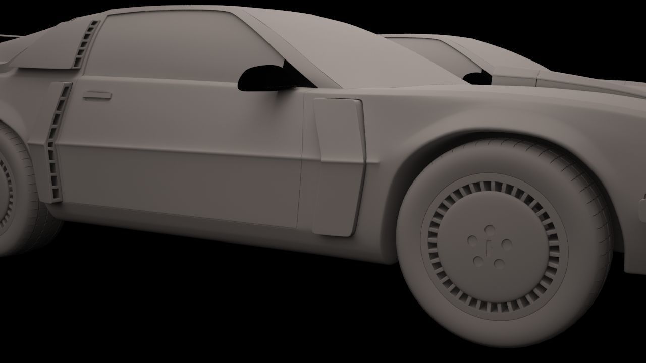 Knight Rider Car 3D model_4