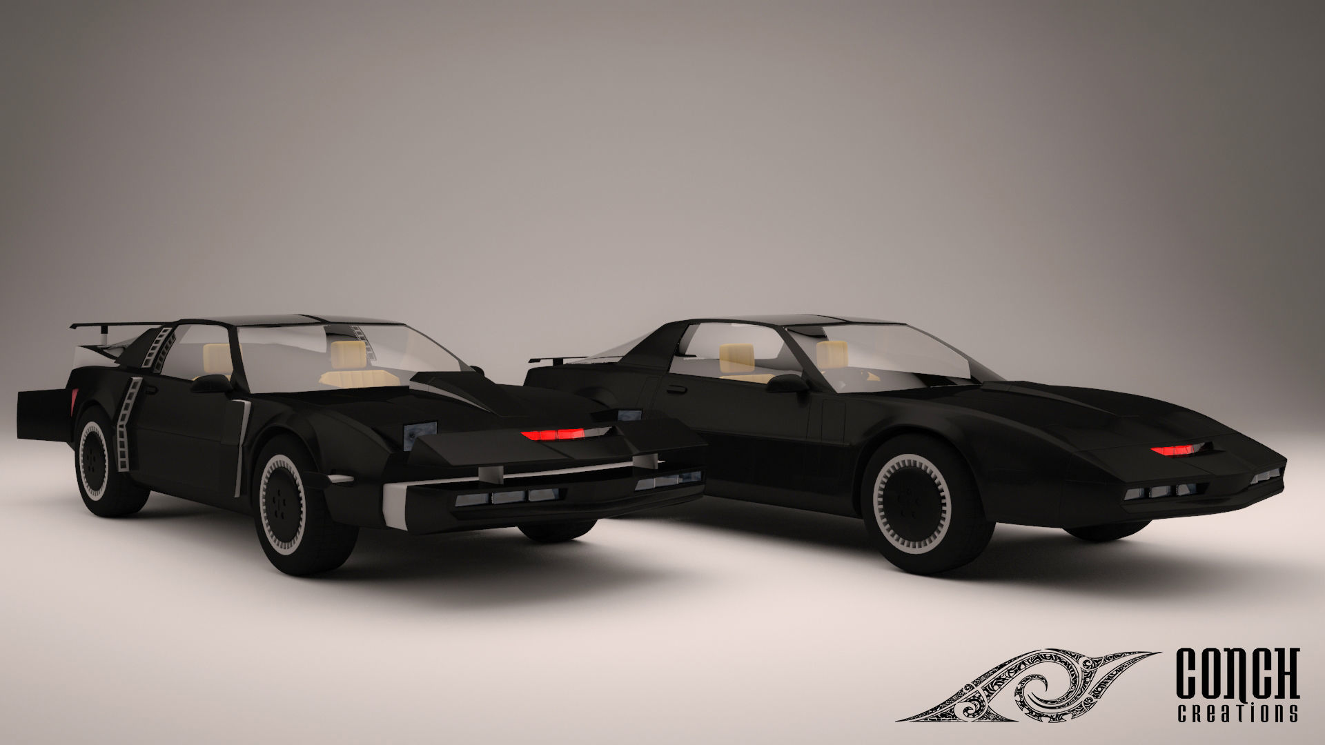 Knight Rider Car 3D model_1