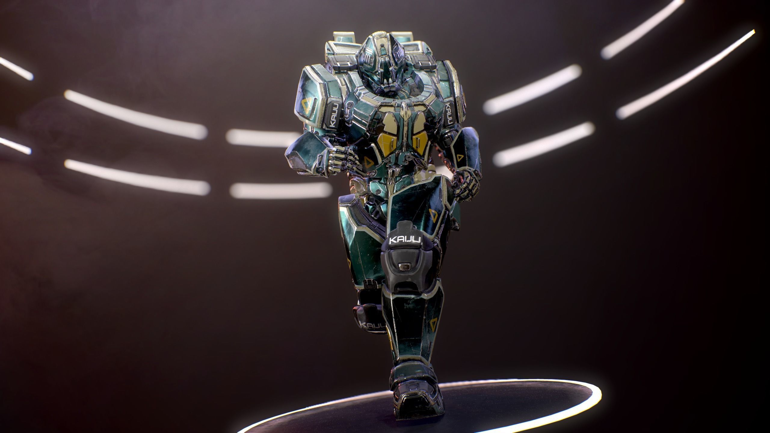Sci-Fi Armor 9 Low-poly 3D model_11