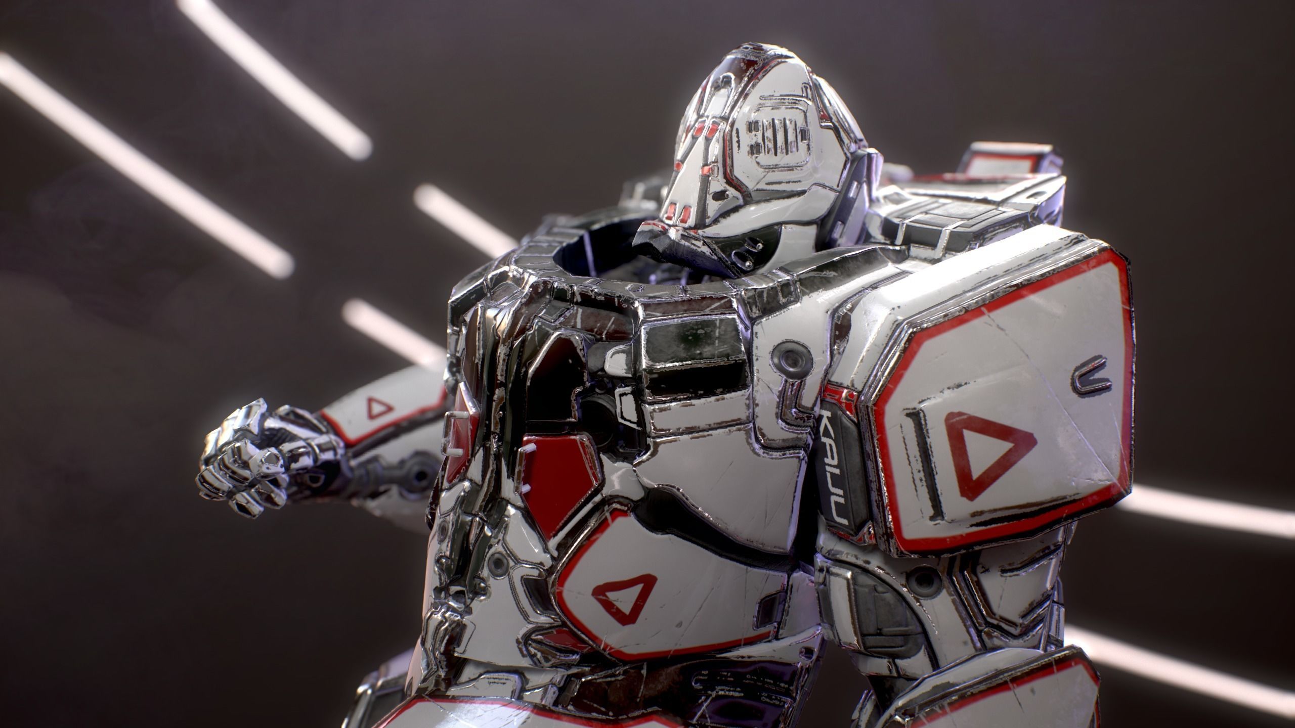 Sci-Fi Armor 9 Low-poly 3D model_17