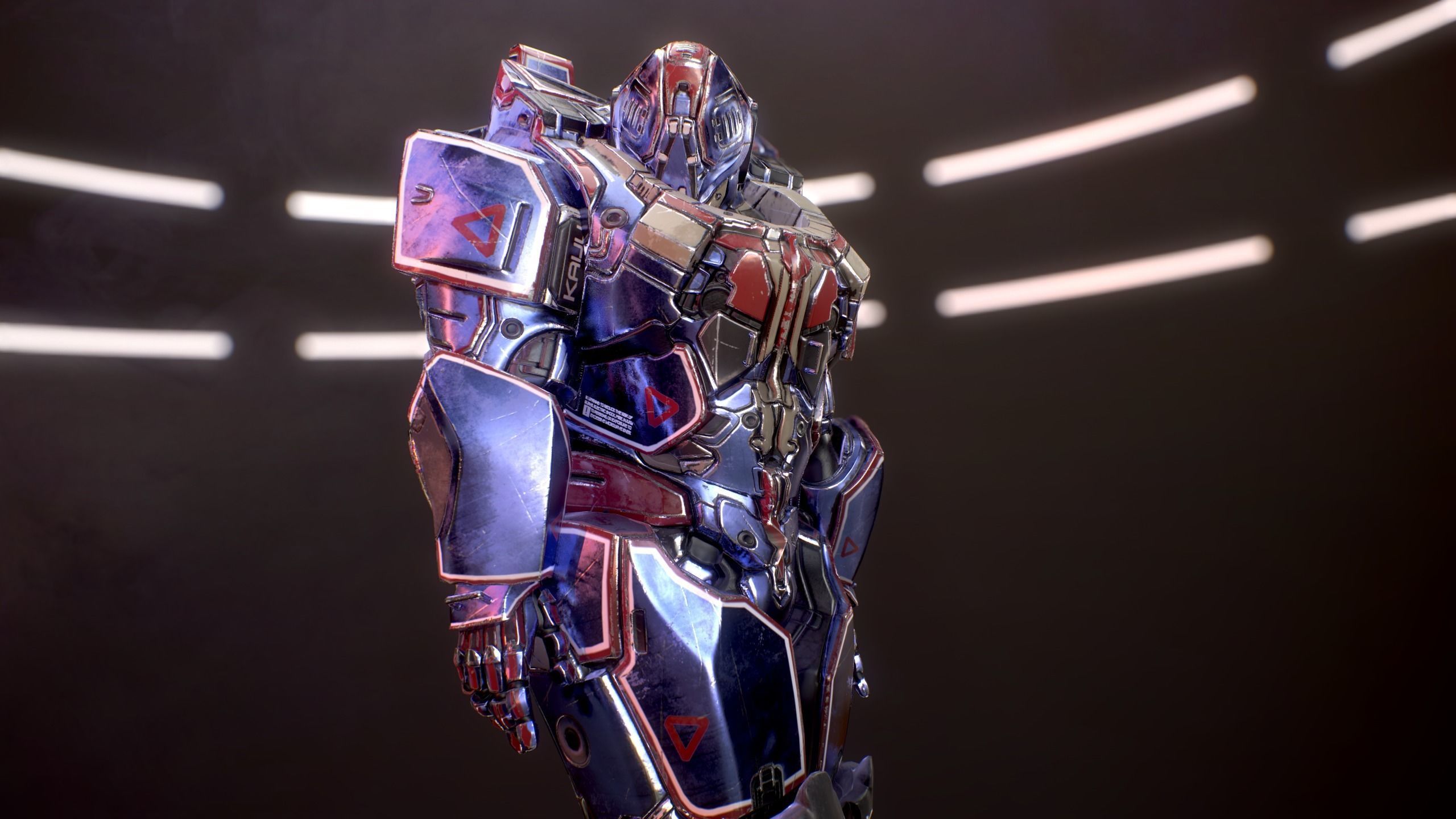 Sci-Fi Armor 9 Low-poly 3D model_18