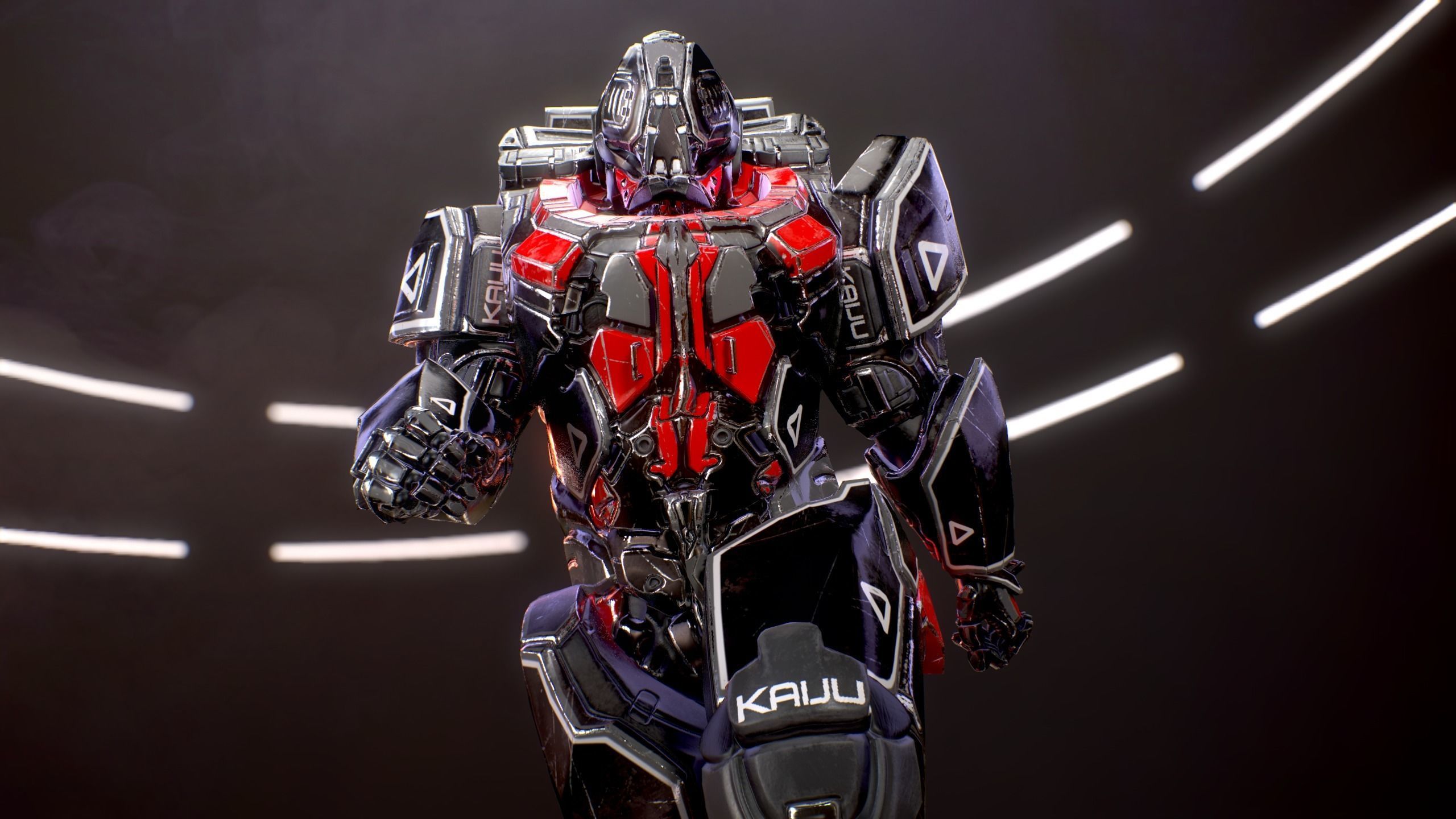 Sci-Fi Armor 9 Low-poly 3D model_15