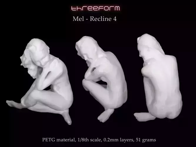 Mel - Recline4 pose 3D print model