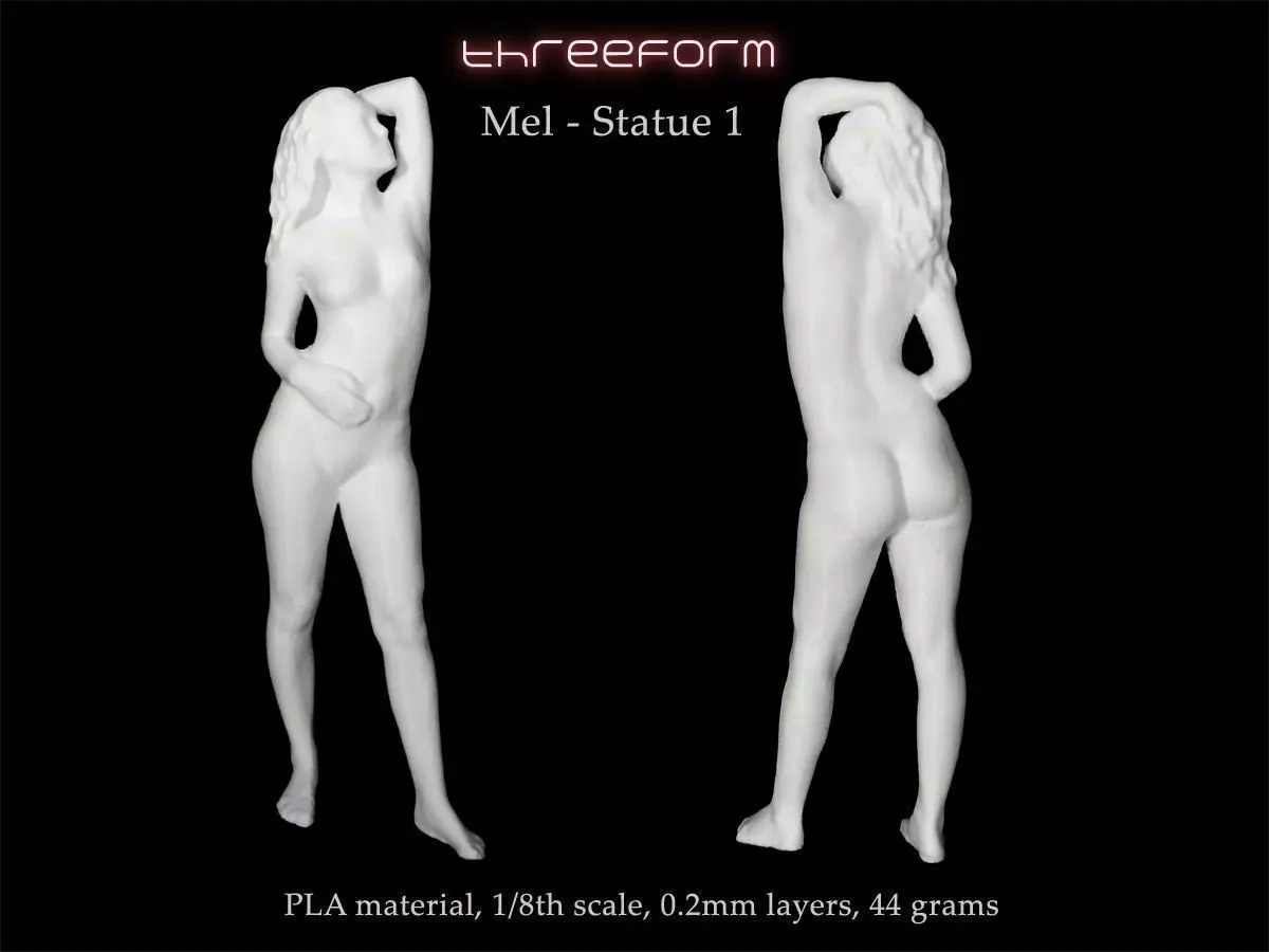 Mel - Statue1 pose 3D print model_0
