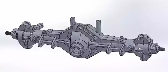 Axial AX10 Axle Set AX30488 Full Assembly 3D Printable Model 3D print model