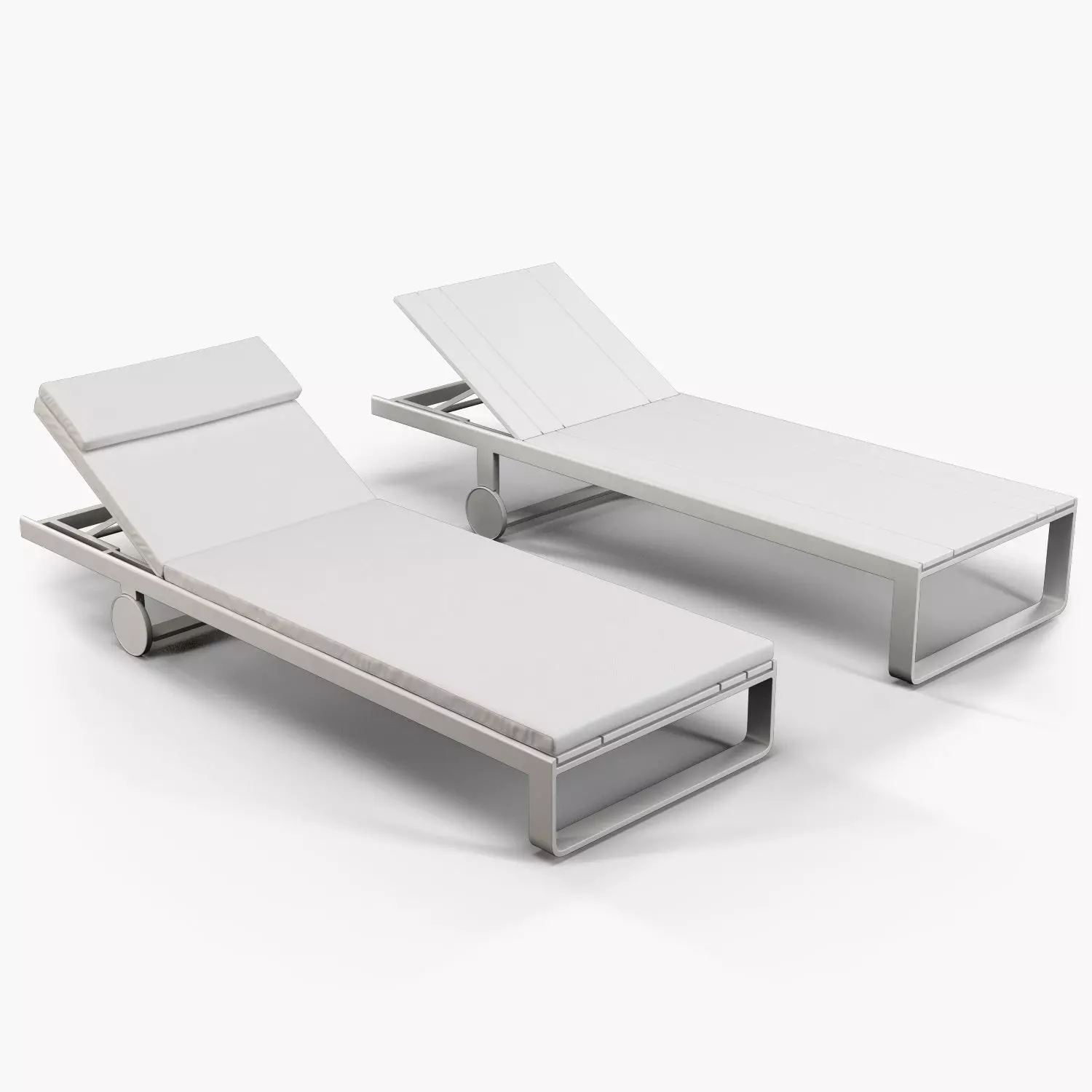 Gandia Blasco Flat chaise longue 3D model