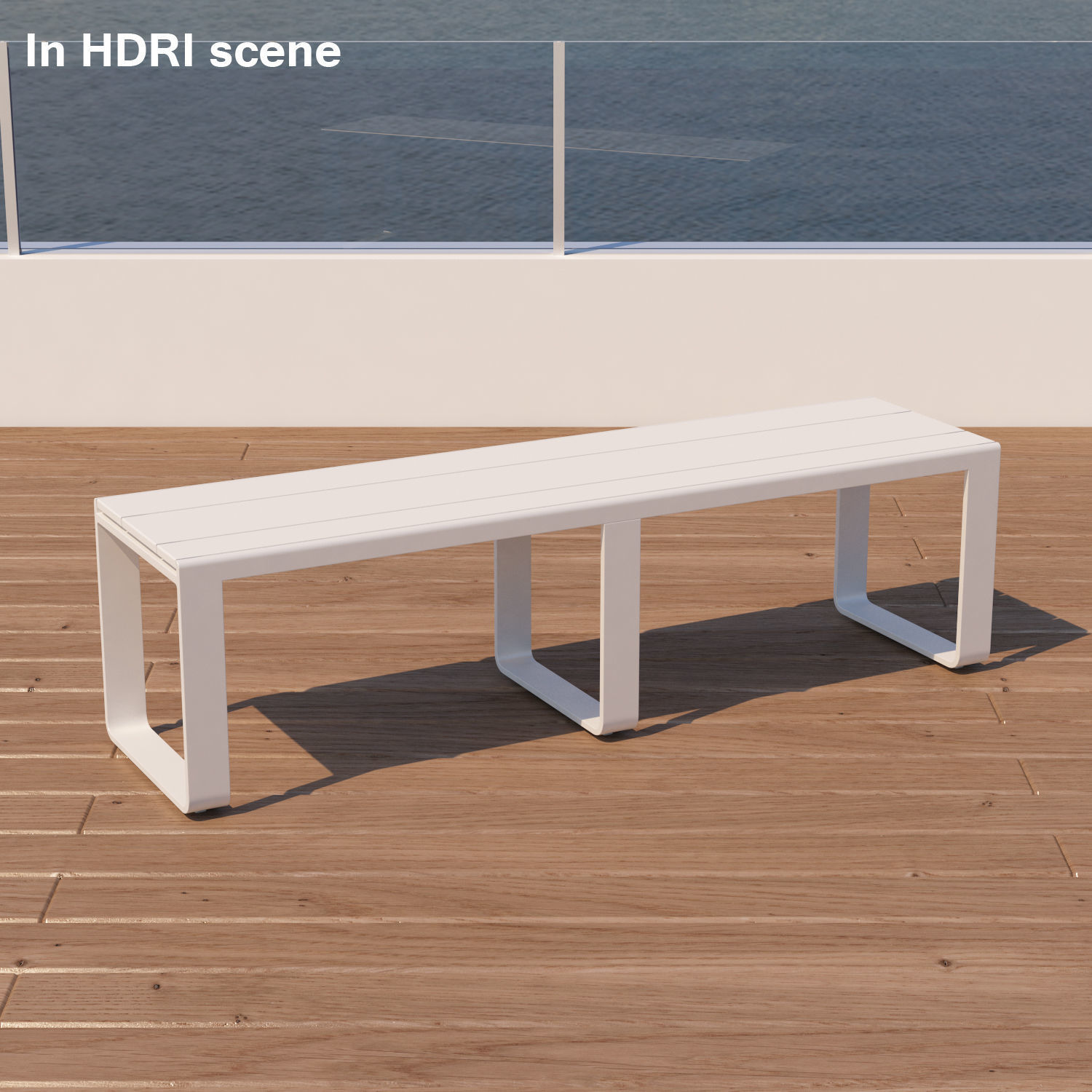 Gandia Blasco Flat bench 3D model_13