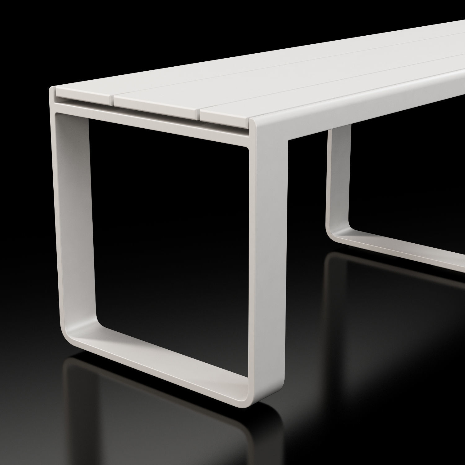 Gandia Blasco Flat bench 3D model_2