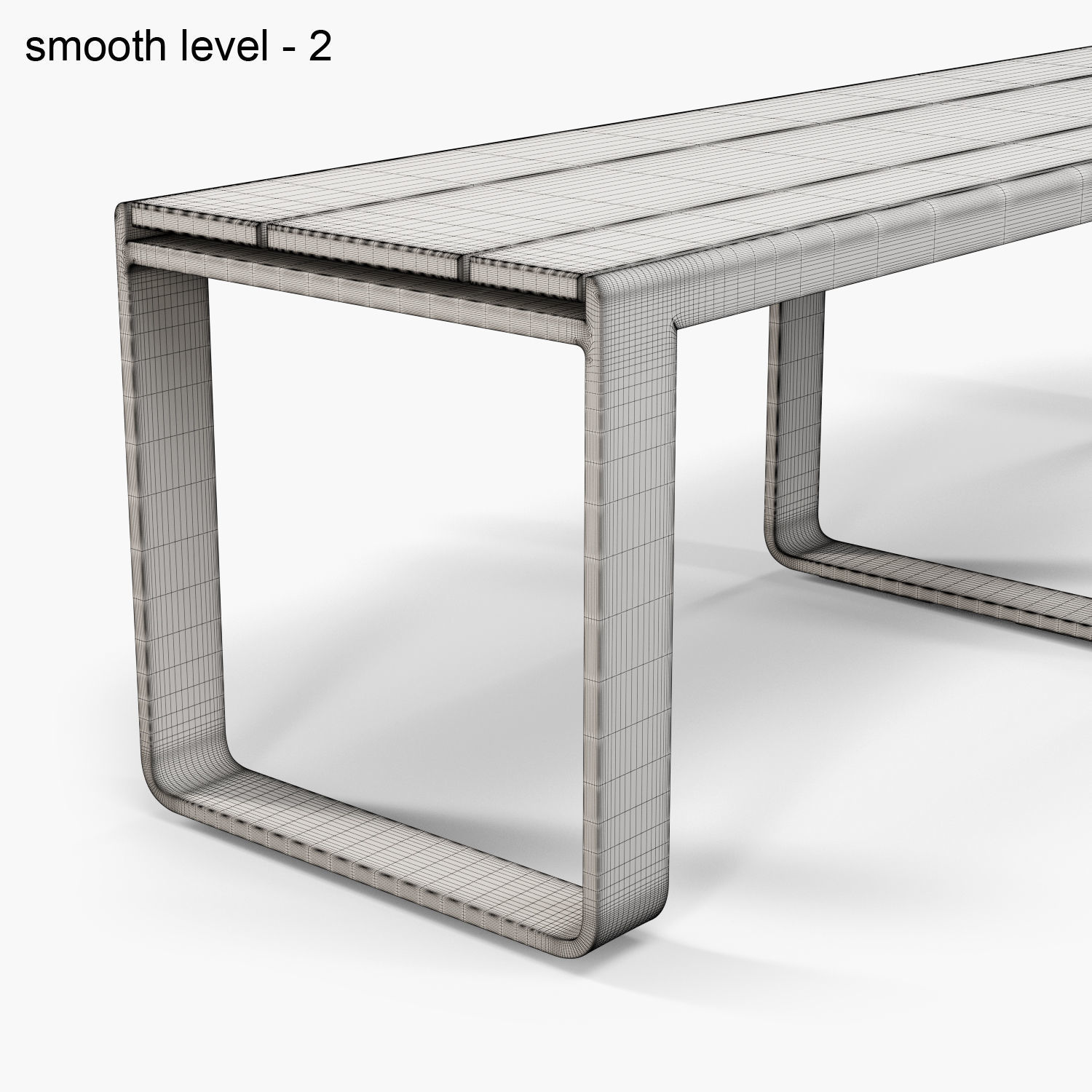 Gandia Blasco Flat bench 3D model_17