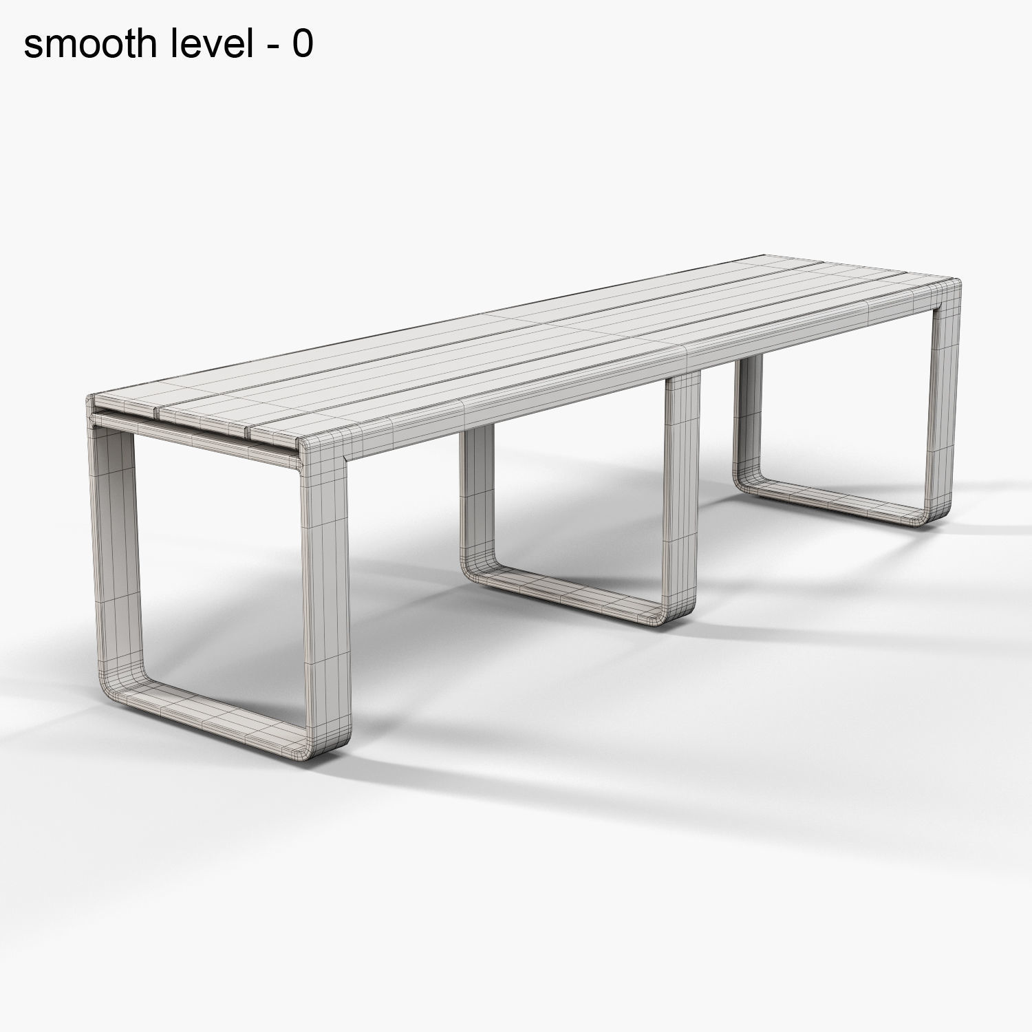 Gandia Blasco Flat bench 3D model_20