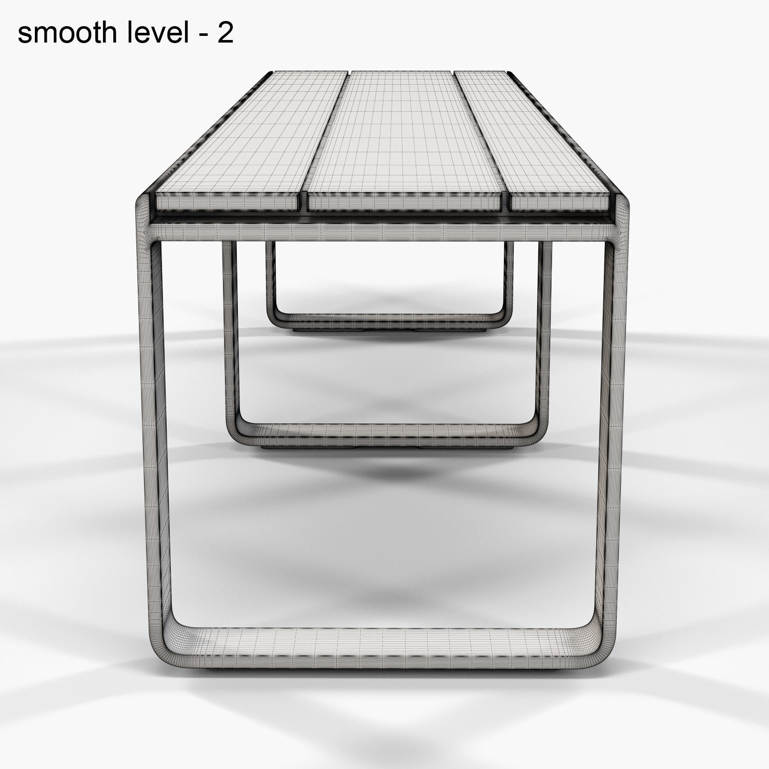 Gandia Blasco Flat bench 3D model_21
