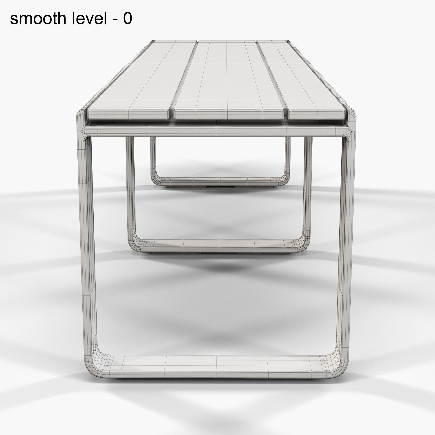 Gandia Blasco Flat bench 3D model_22