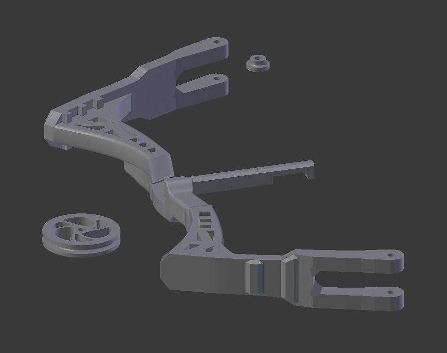Mini Compound Bow and Arrow 3D print model_7