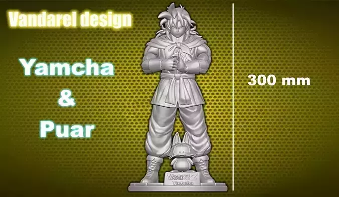 Yamcha and Puar 3D Printing