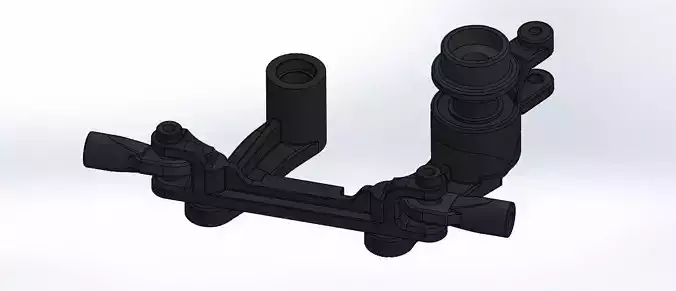 Traxxas E Maxx T Maxx Sterring Set Assembly 4945 3D Print Model 3D print model