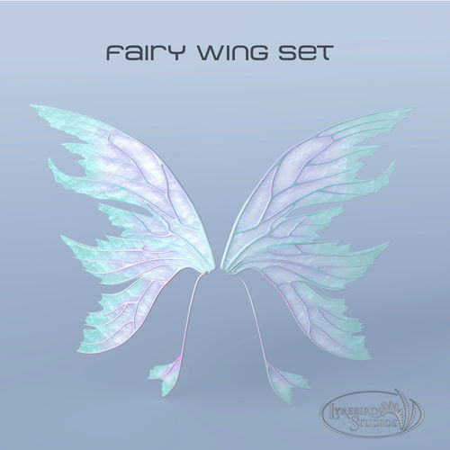 Fairy or Butterfly Wing Set A 3D model