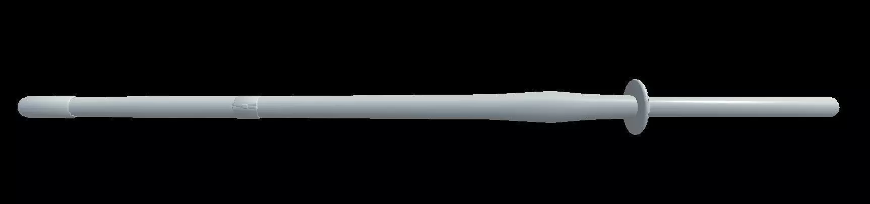 HIE Clean Shinai D180411 Low-poly 3D model_0