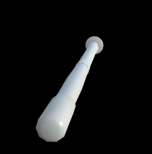 HIE Clean Shinai D180411 Low-poly 3D model_1
