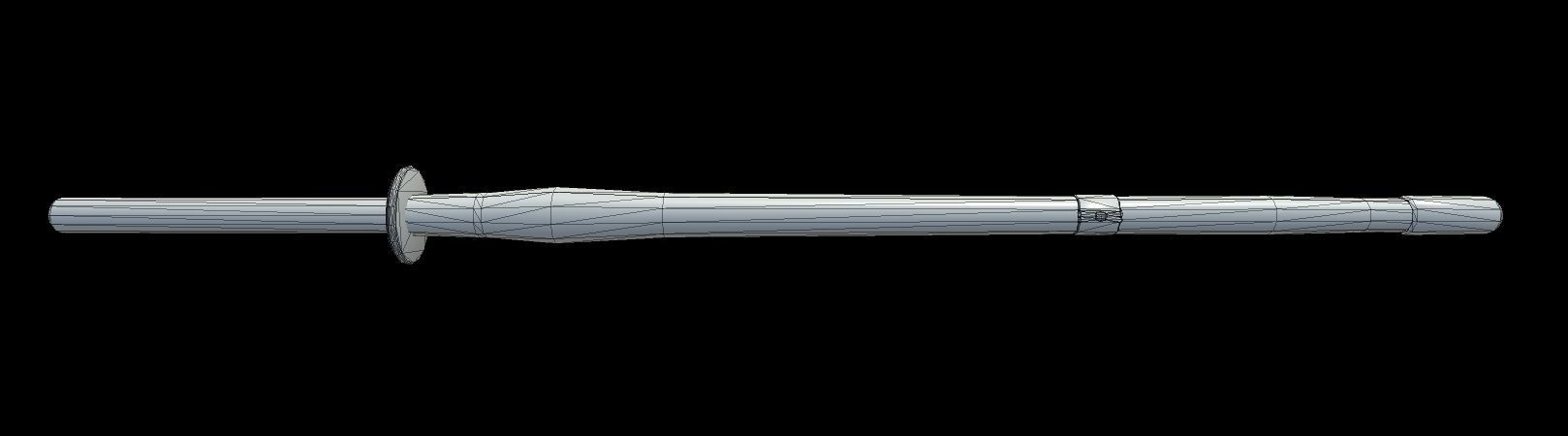 HIE Clean Shinai D180411 Low-poly 3D model_4