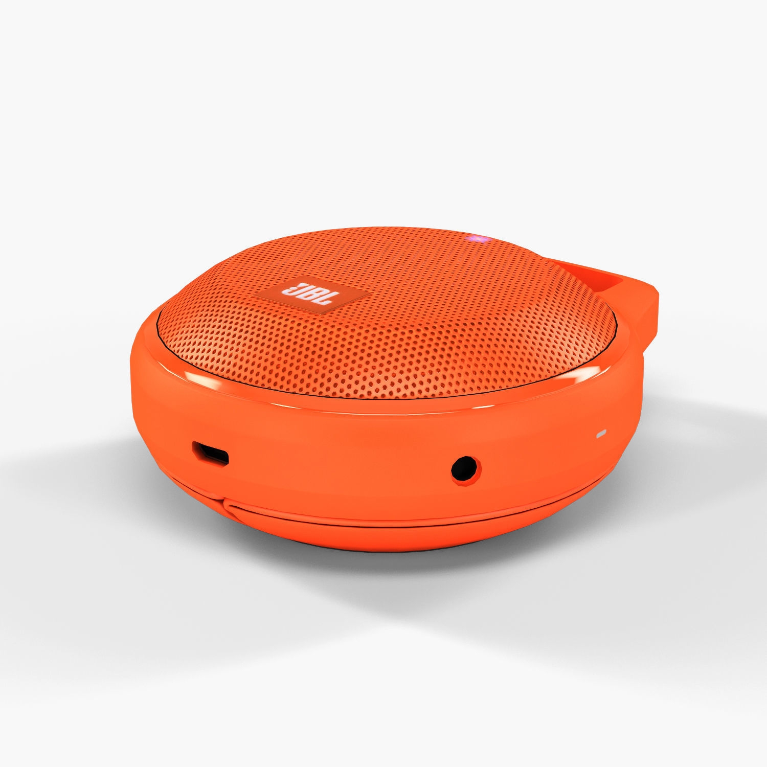 JBL Clip plus portable bluetooth speaker Low-poly 3D model_34