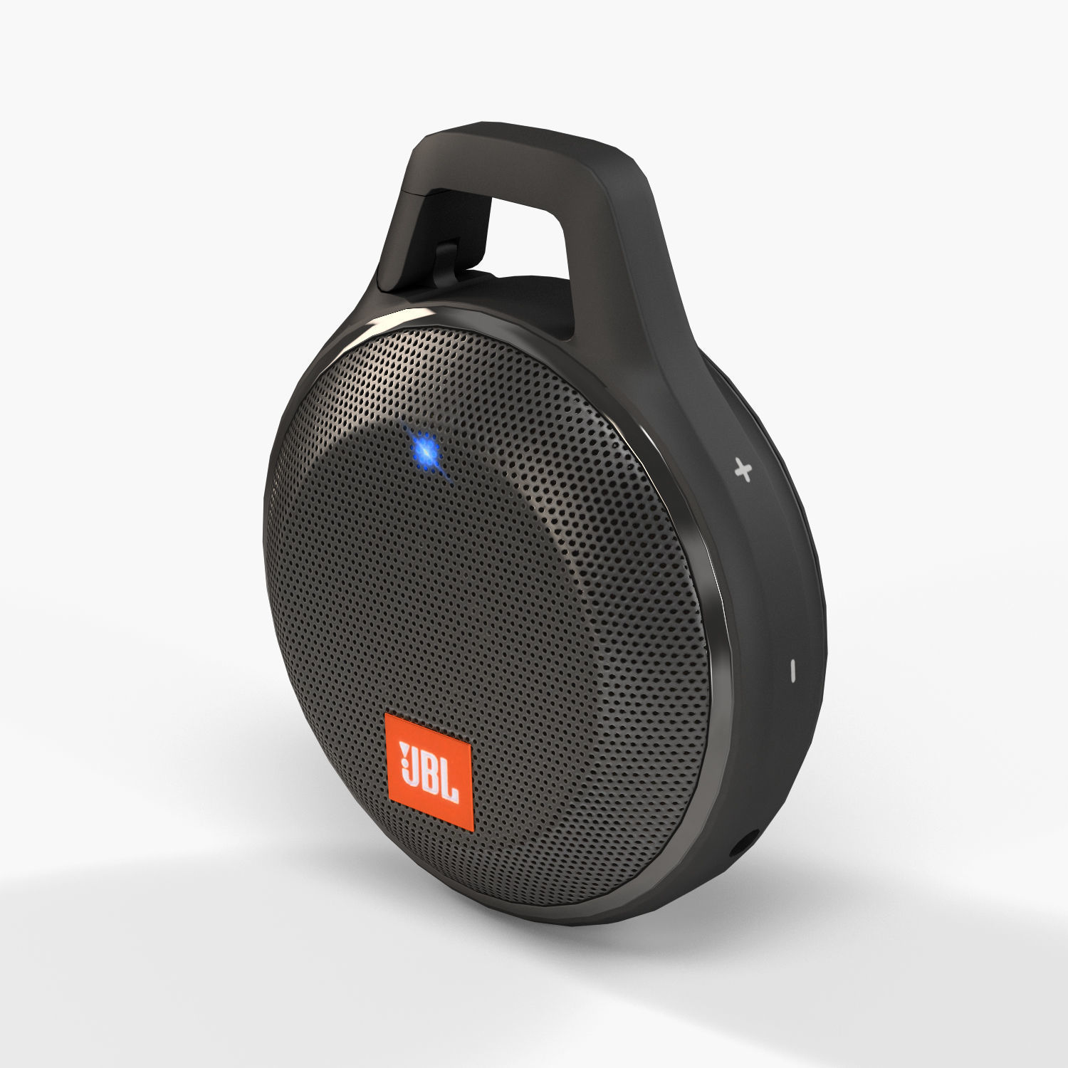 JBL Clip plus portable bluetooth speaker Low-poly 3D model_21
