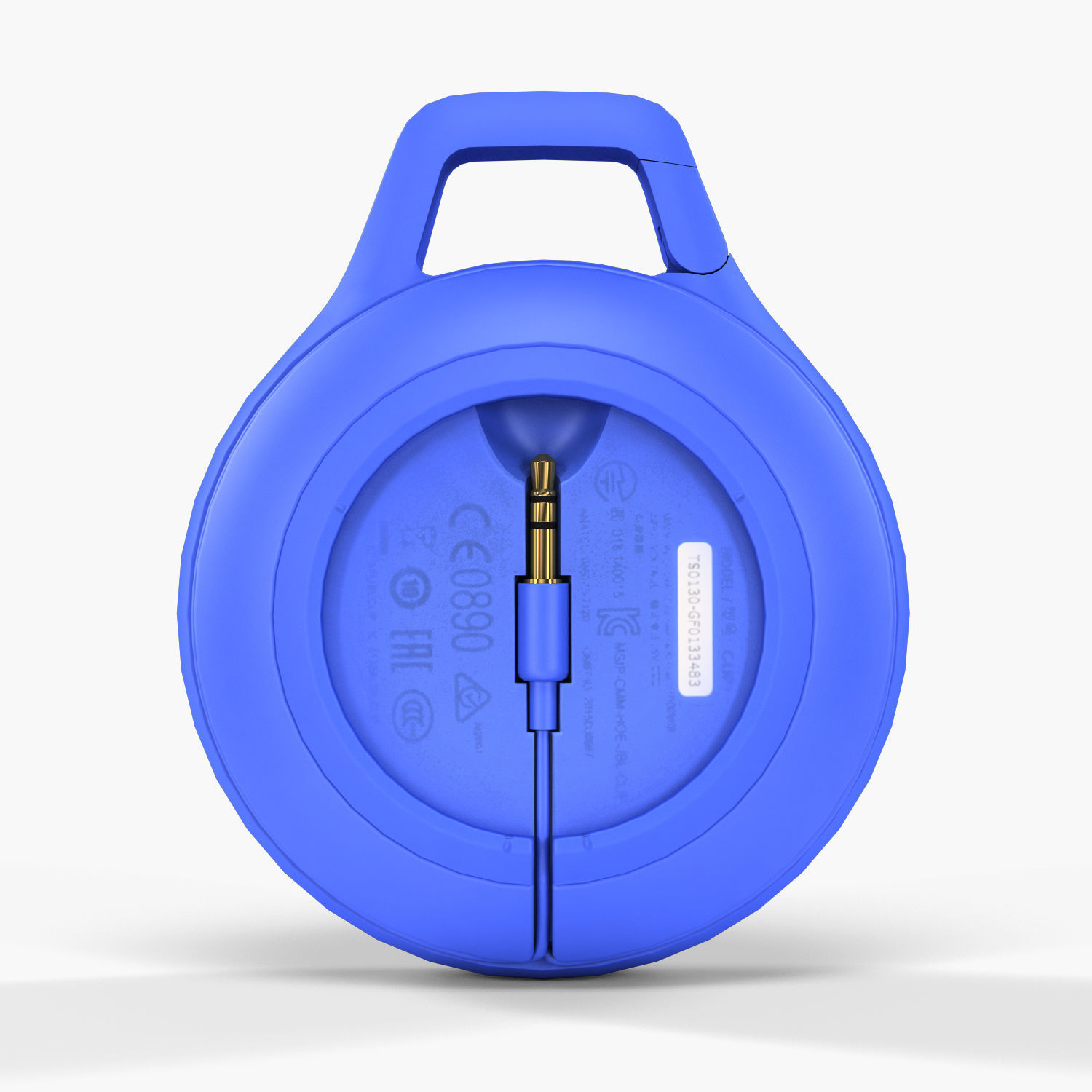 JBL Clip plus portable bluetooth speaker Low-poly 3D model_12