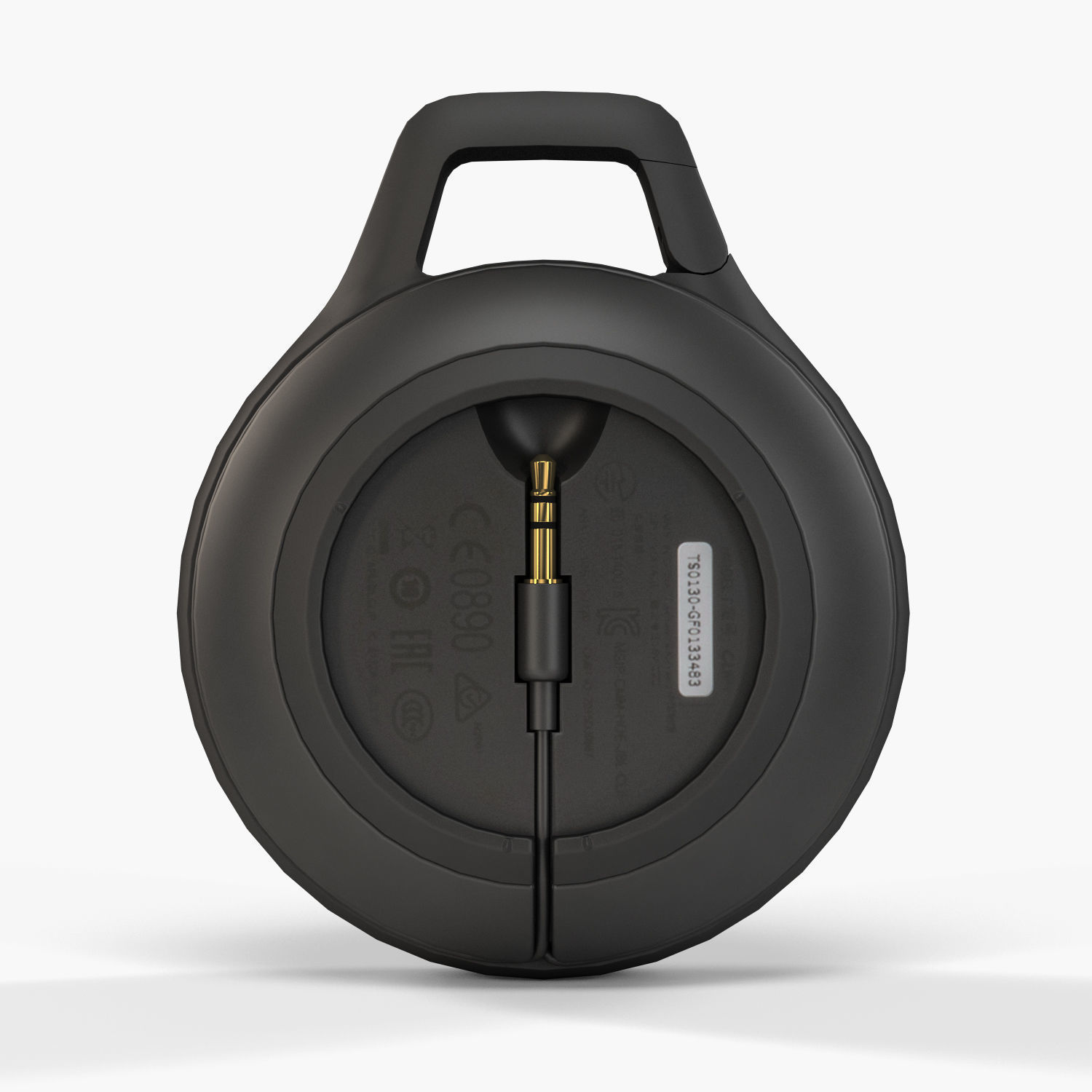 JBL Clip plus portable bluetooth speaker Low-poly 3D model_22