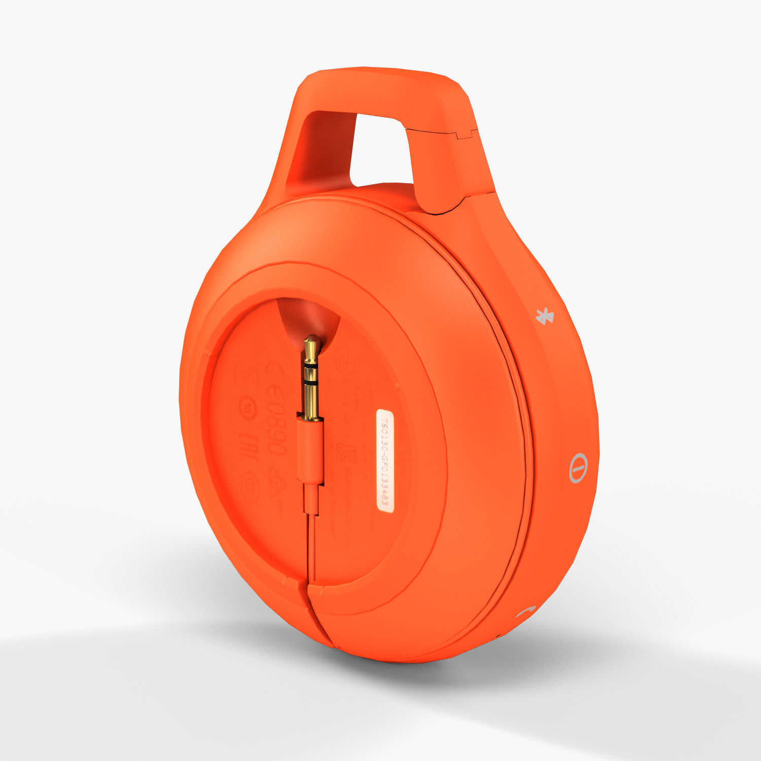 JBL Clip plus portable bluetooth speaker Low-poly 3D model_33