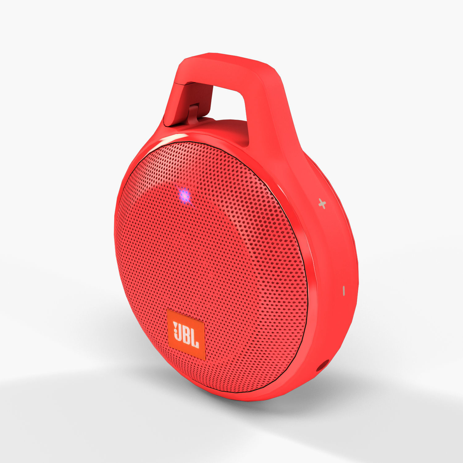 JBL Clip plus portable bluetooth speaker Low-poly 3D model_6