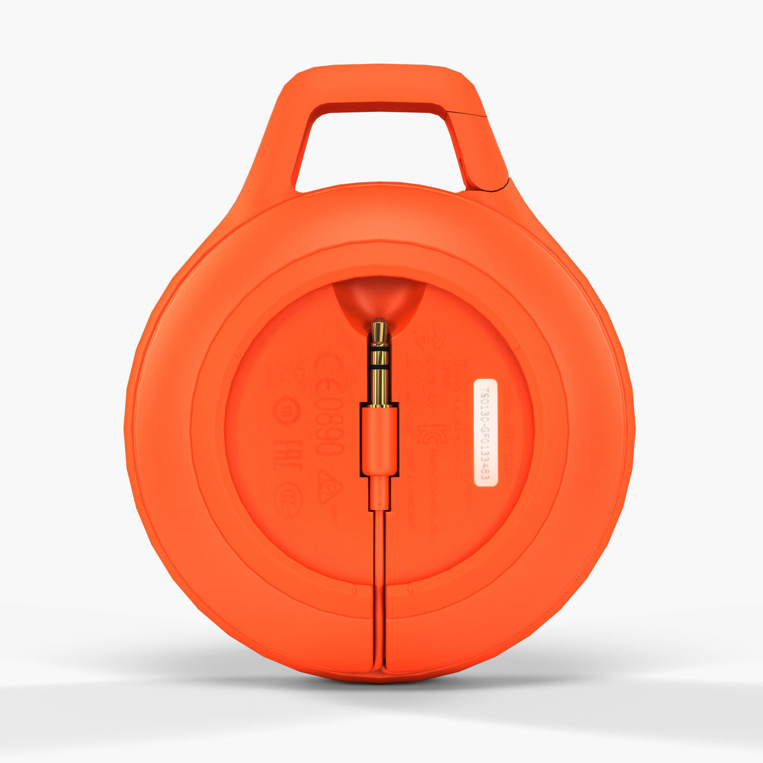 JBL Clip plus portable bluetooth speaker Low-poly 3D model_32