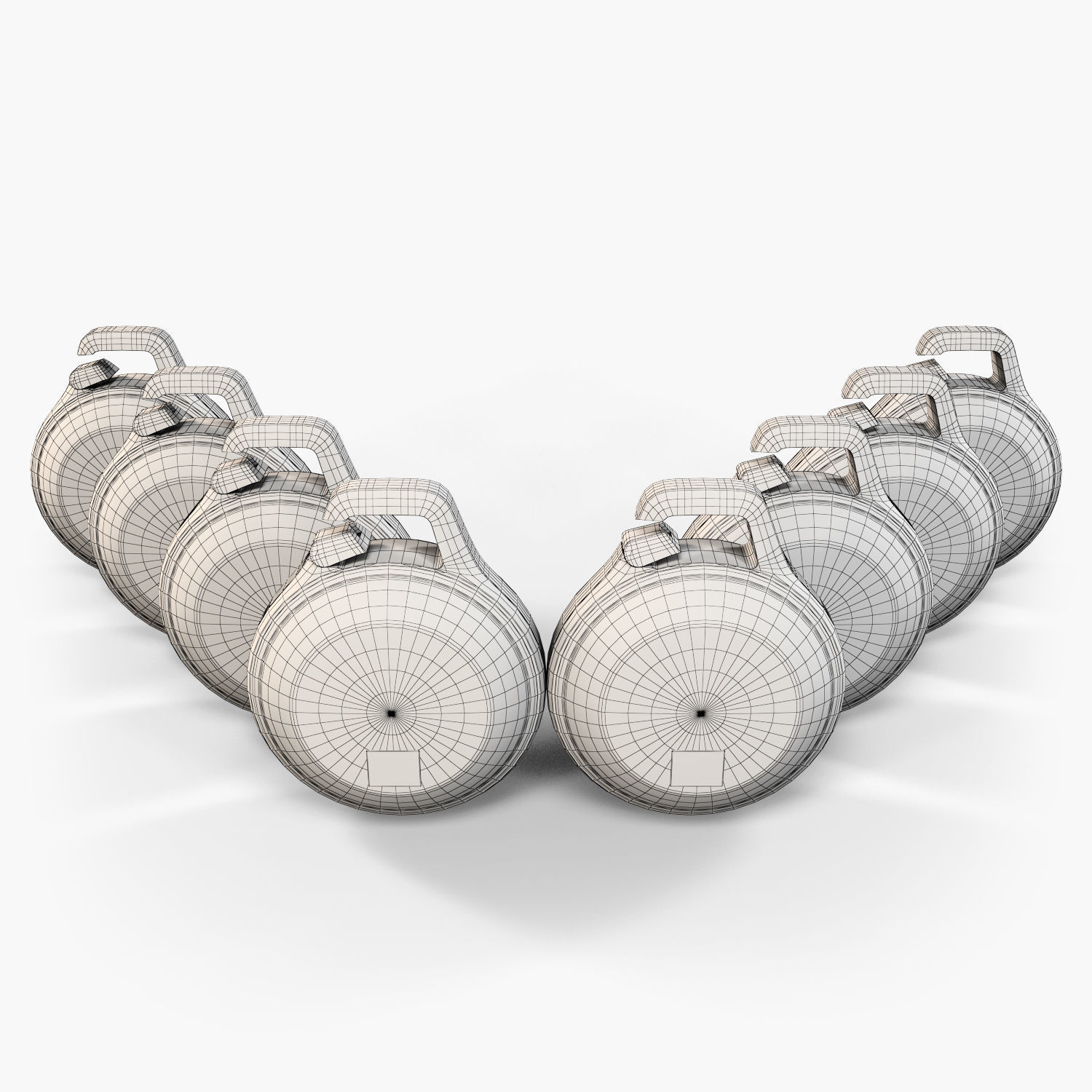 JBL Clip plus portable bluetooth speaker Low-poly 3D model_46