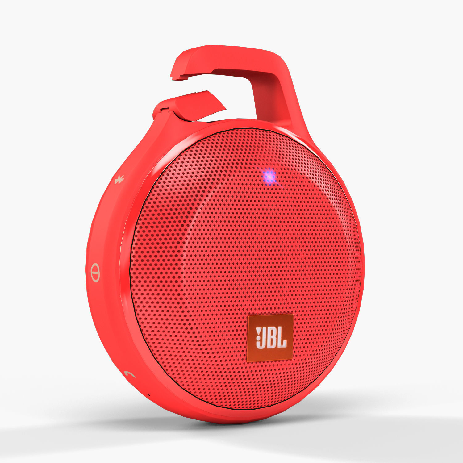JBL Clip plus portable bluetooth speaker Low-poly 3D model_3
