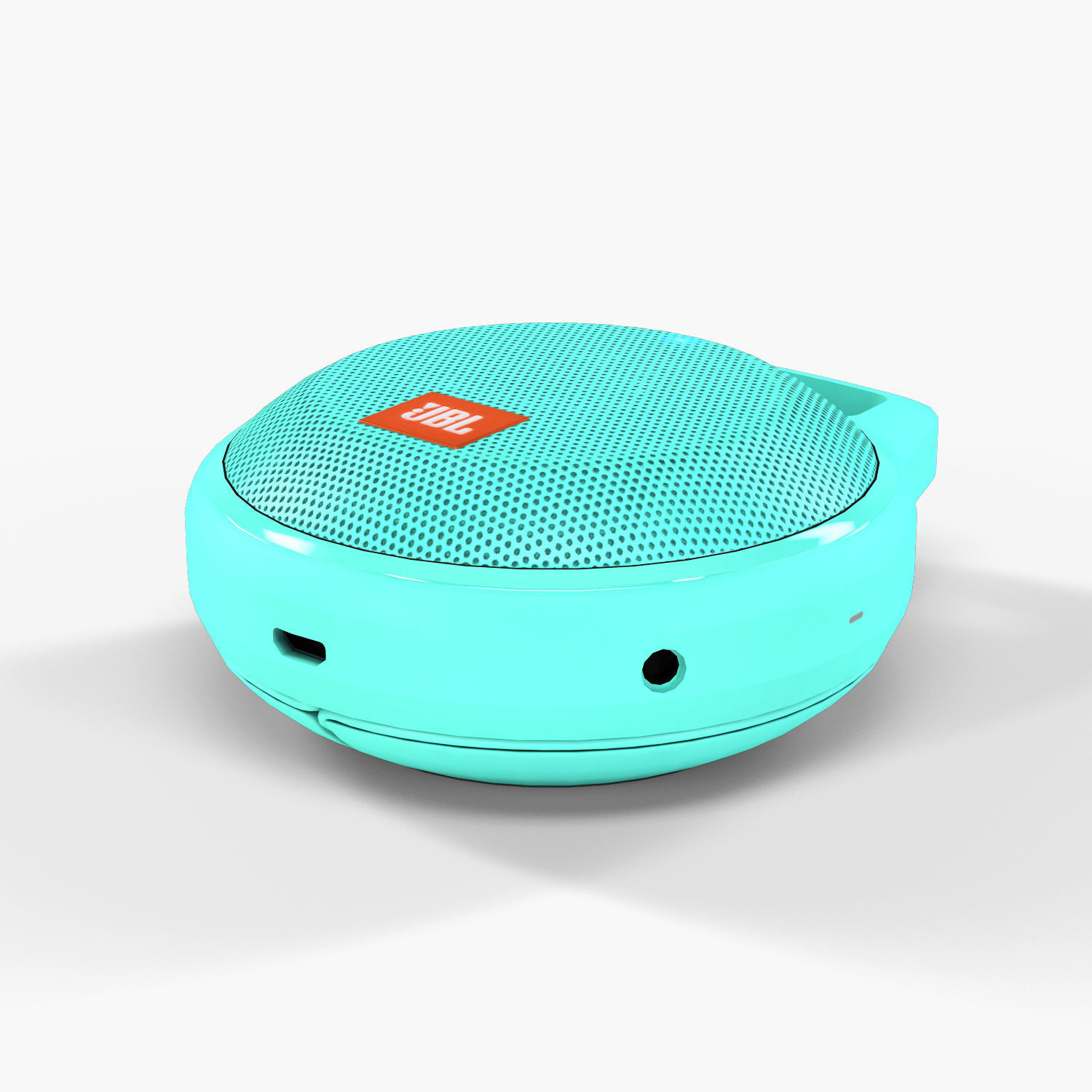 JBL Clip plus portable bluetooth speaker Low-poly 3D model_29
