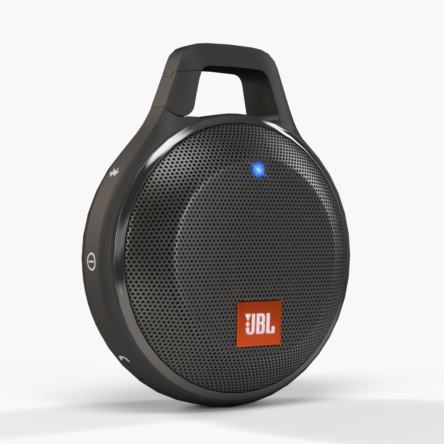 JBL Clip plus portable bluetooth speaker Low-poly 3D model_20
