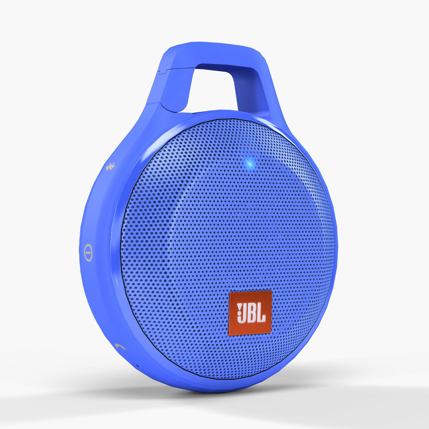 JBL Clip plus portable bluetooth speaker Low-poly 3D model_10