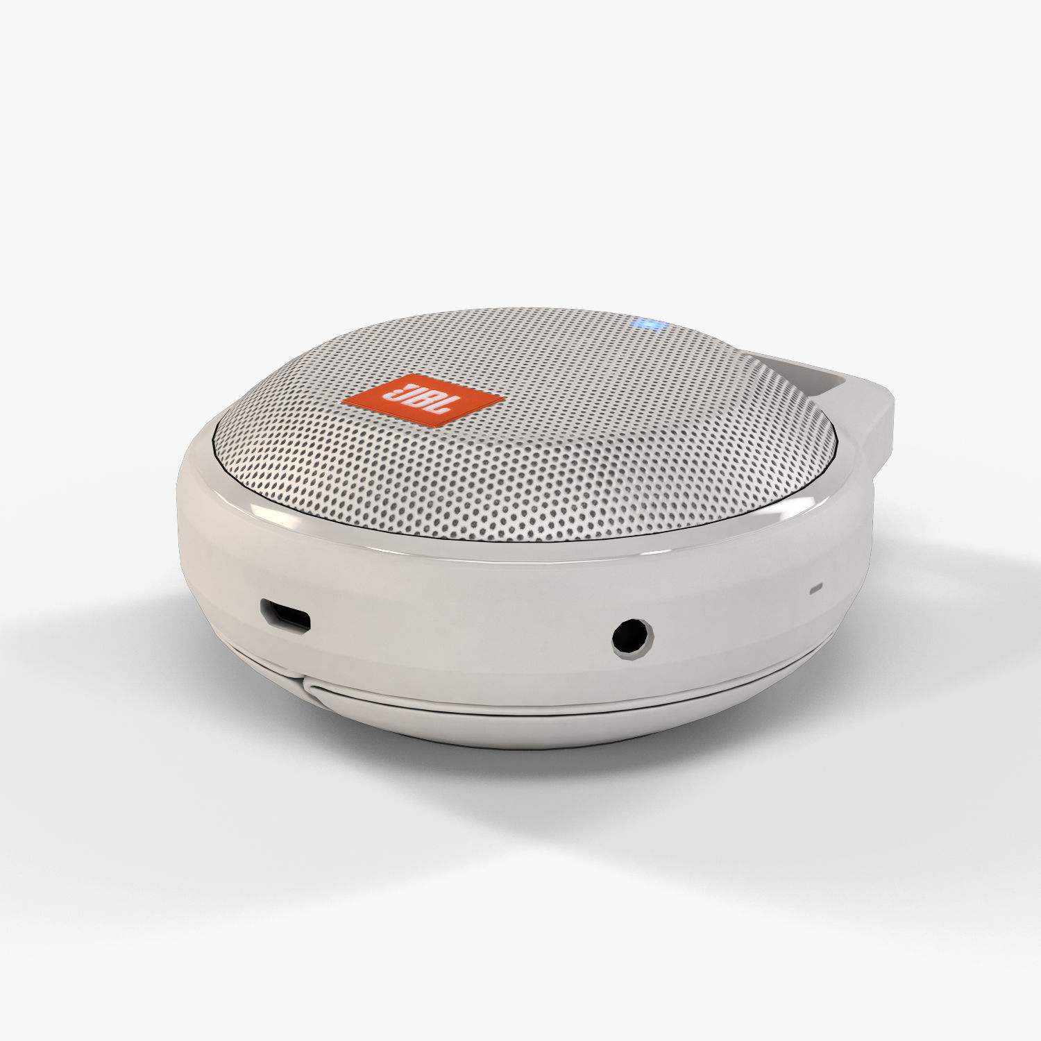 JBL Clip plus portable bluetooth speaker Low-poly 3D model_19