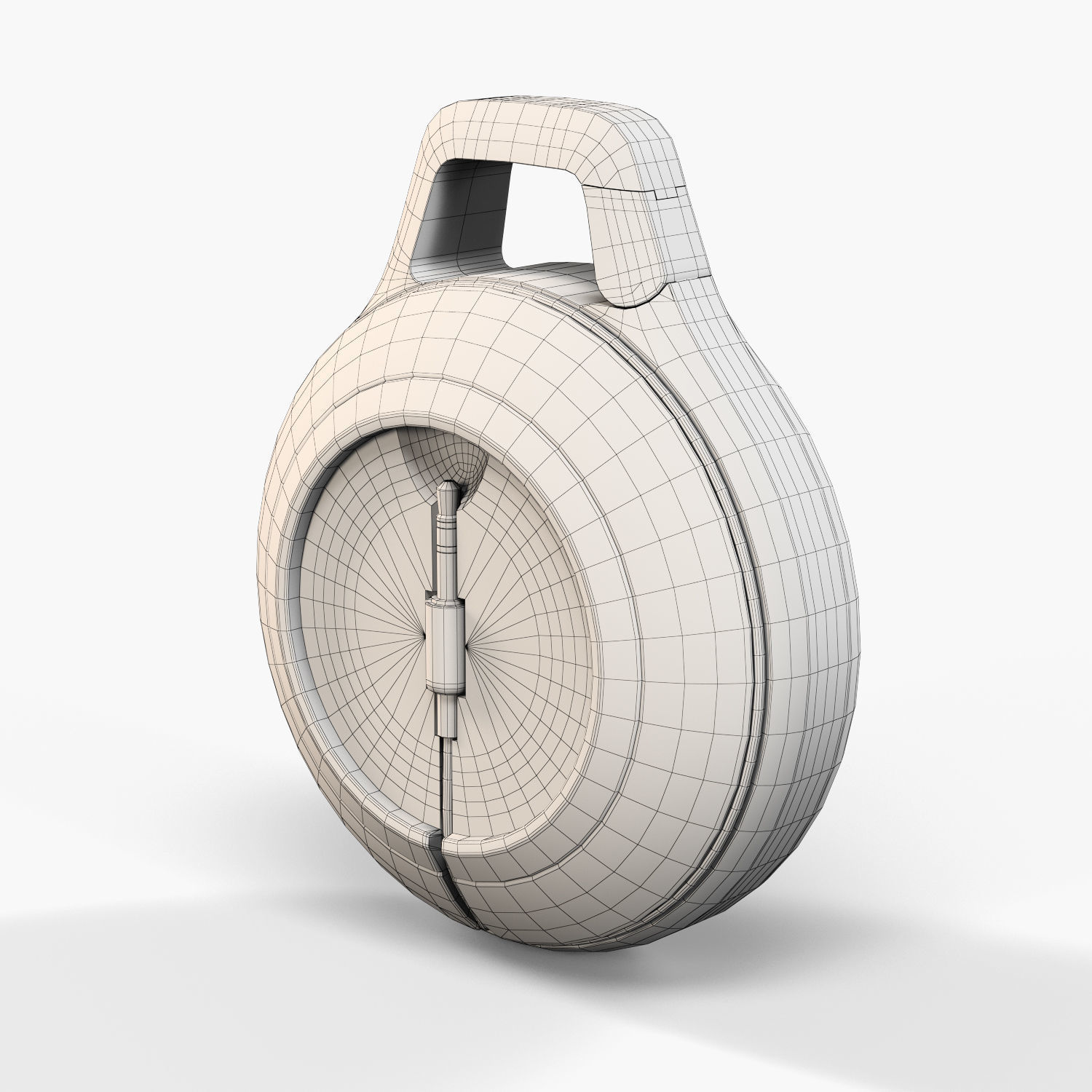 JBL Clip plus portable bluetooth speaker Low-poly 3D model_48