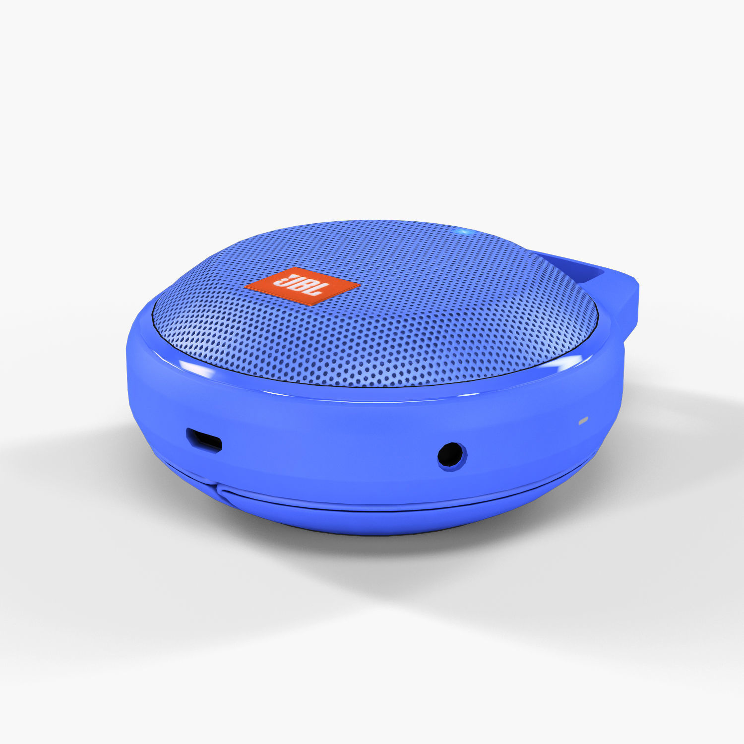 JBL Clip plus portable bluetooth speaker Low-poly 3D model_14