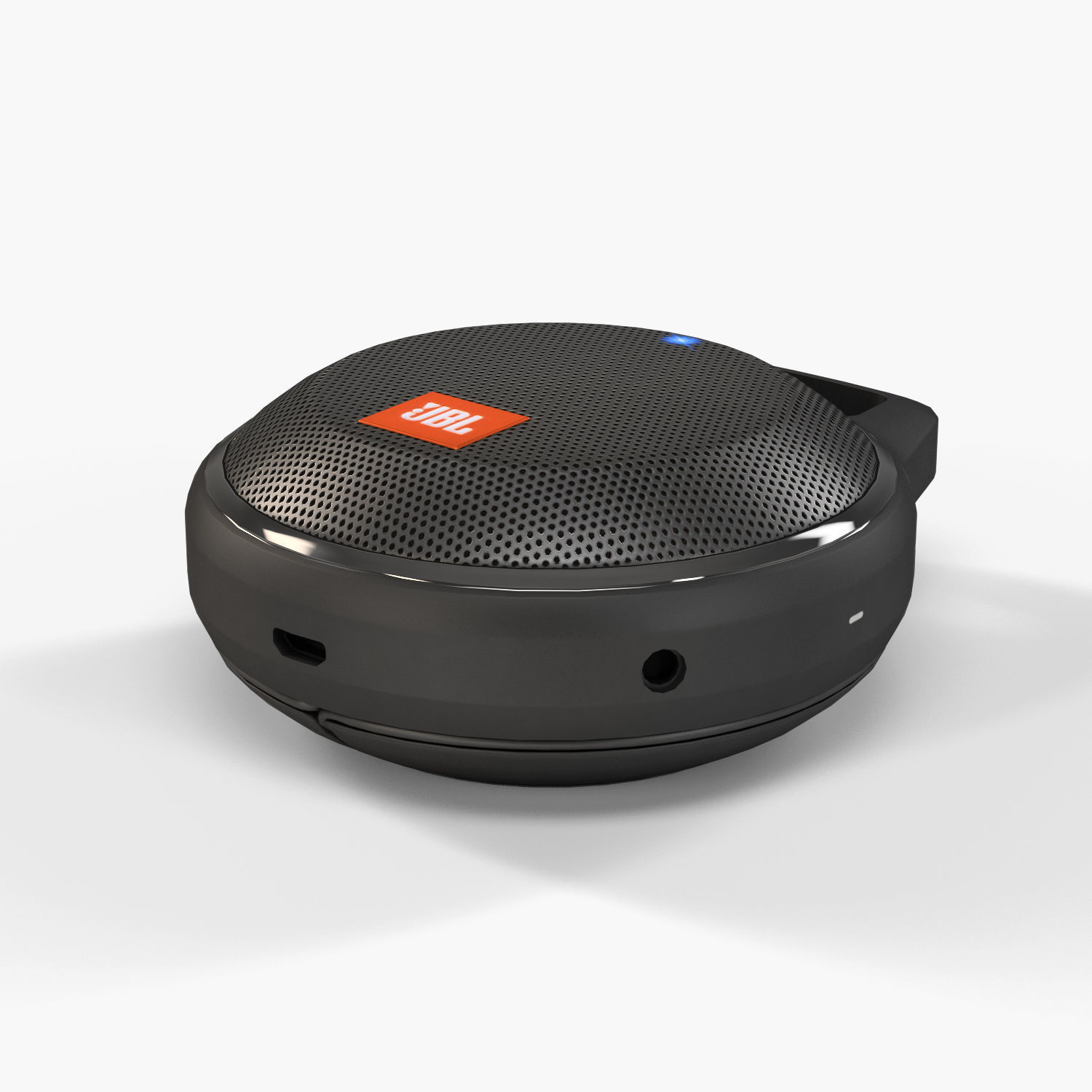 JBL Clip plus portable bluetooth speaker Low-poly 3D model_24