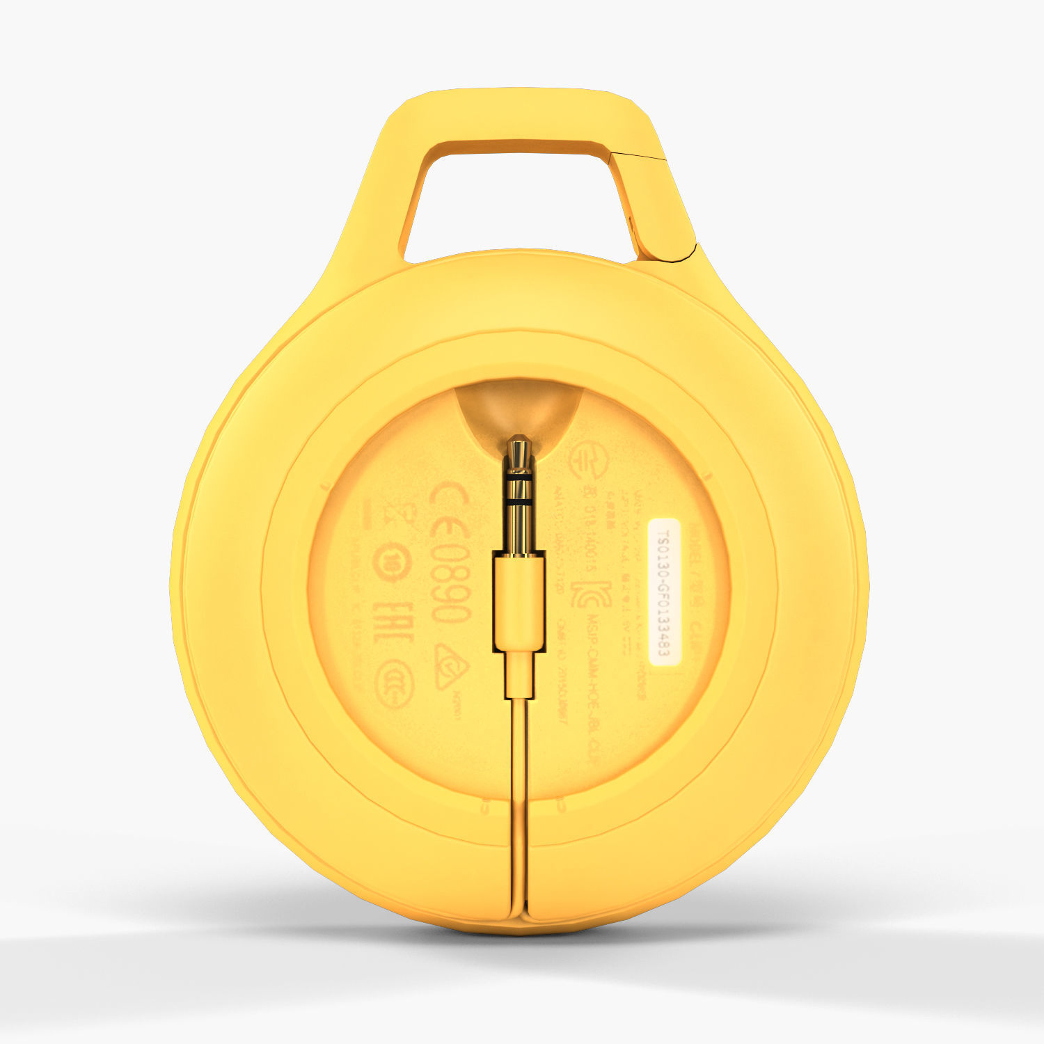 JBL Clip plus portable bluetooth speaker Low-poly 3D model_37